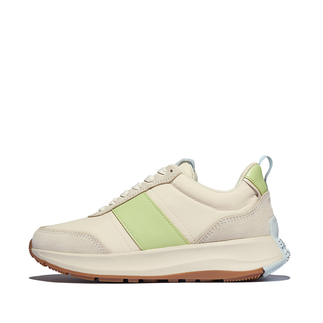 FITFLOP FitFlop F-Mode Flow Sneaker - Nylon & Suede Mix  LIMOENMIX 40 3/7
