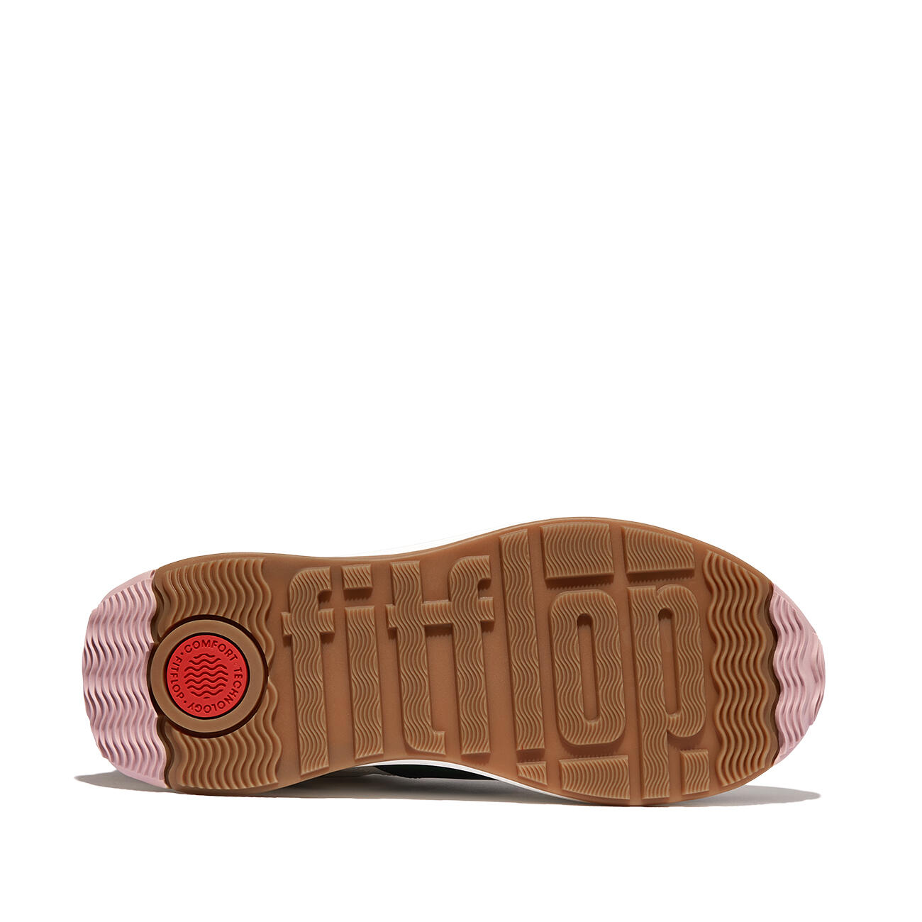 FITFLOP FitFlop F-Mode Flow Sneaker - Leather & Suede Mix  MIDDERNACHTBLAUW MIX 4/7