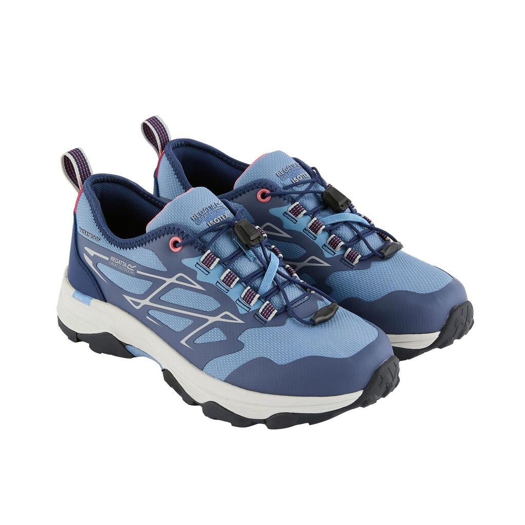 Womens/Ladies Blaze II Waterproof Trainers (Washed Denim/Aviator Blue)