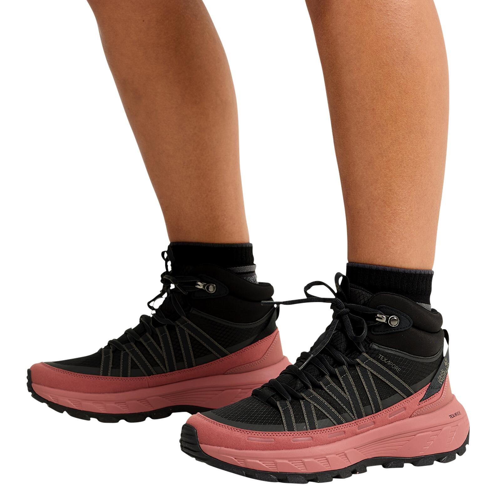 Wanderschuhe wasserdicht, atmungsaktiv Damen - Wild Hike Texapore Mid W 6/6