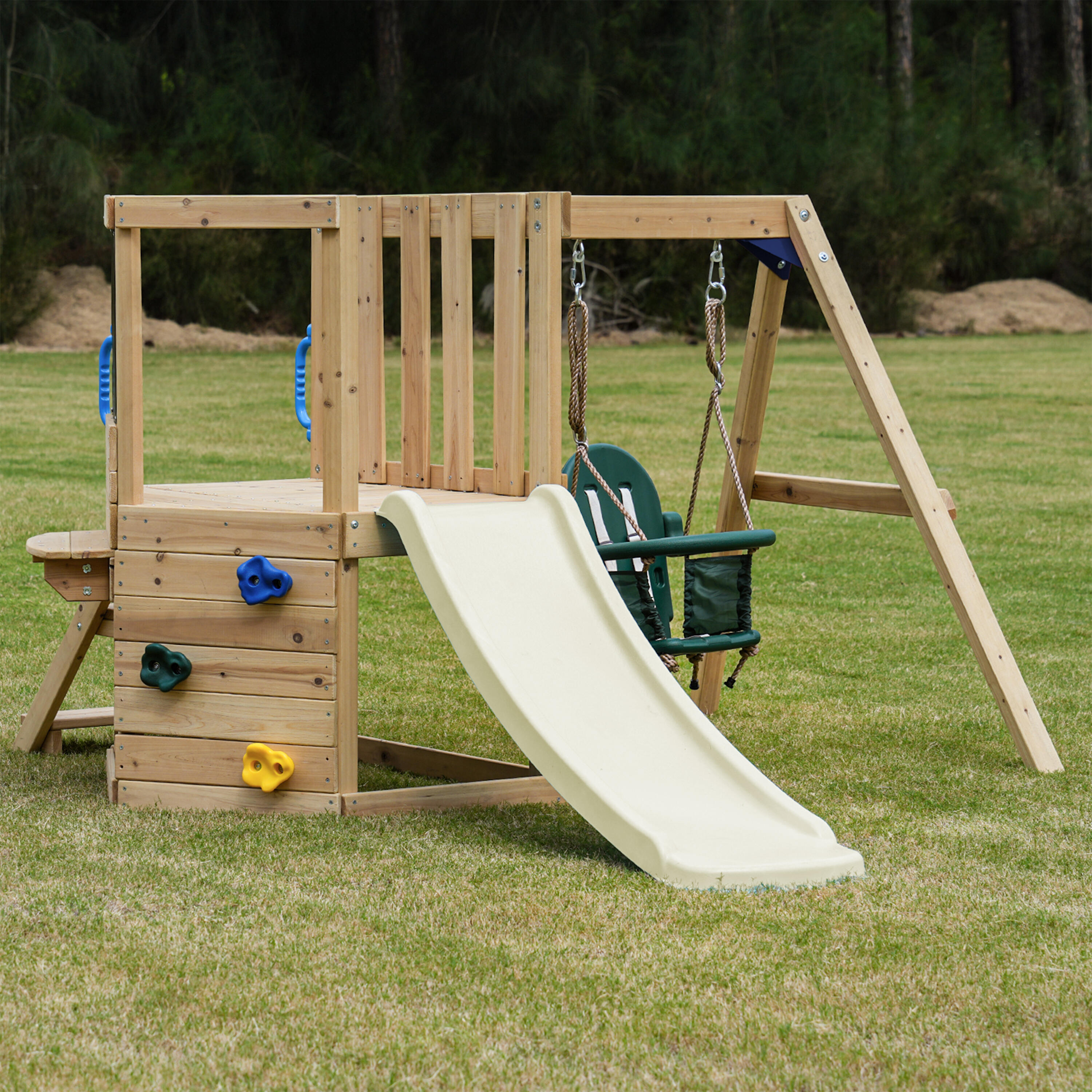 Mini Aire de Jeux - AXI Timo - Toboggan Crème 7/7
