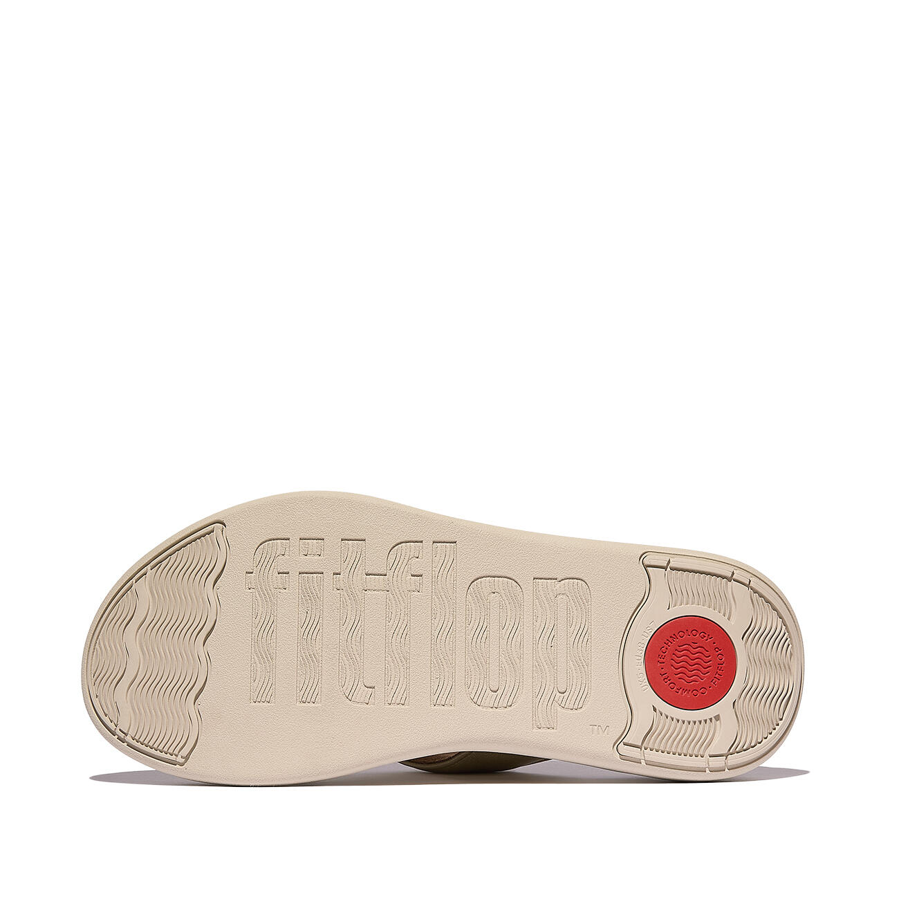 FITFLOP FitFlop F-Mode Go Adjustable Flatform Toe-Post Sandals  PLATINO 42 4/7