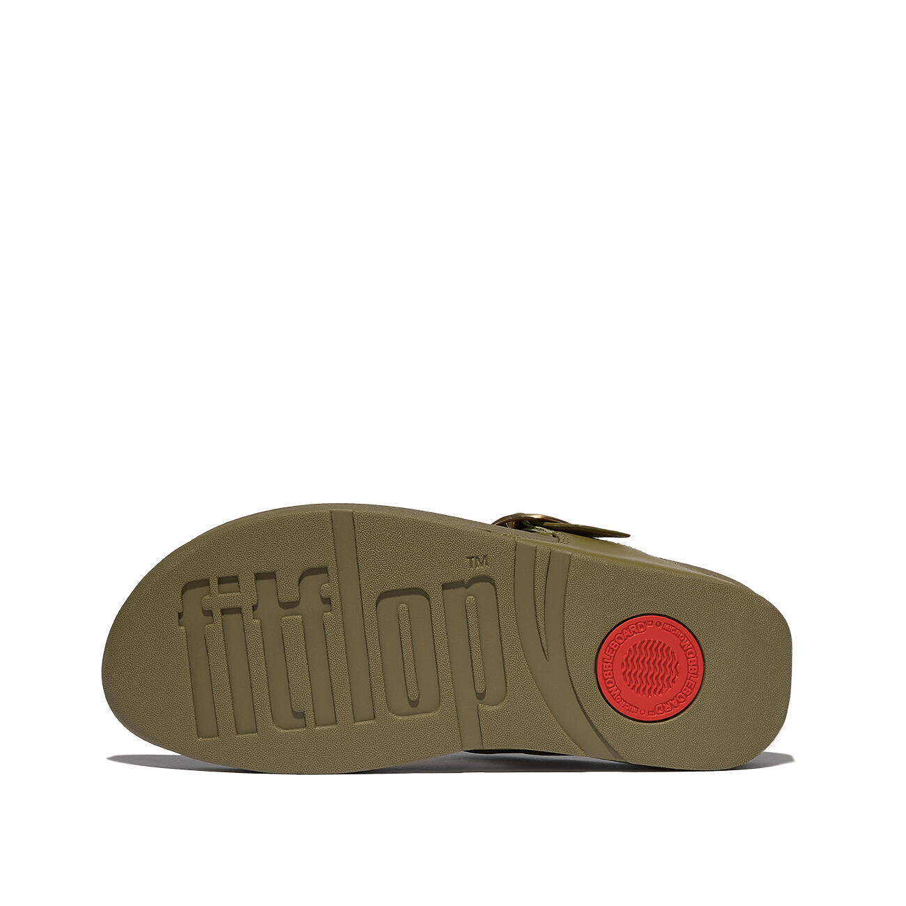 FITFLOP FitFlop Lulu Adjustable Toe Post - Leather  CAMOUFLAGE-GROEN 39 4/7