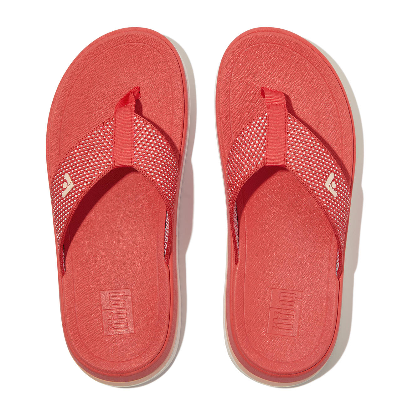 FITFLOP FitFlop Surff Two-Tone Webbing Toe-Post Sandals  ROZE KORAAL 38 5/7