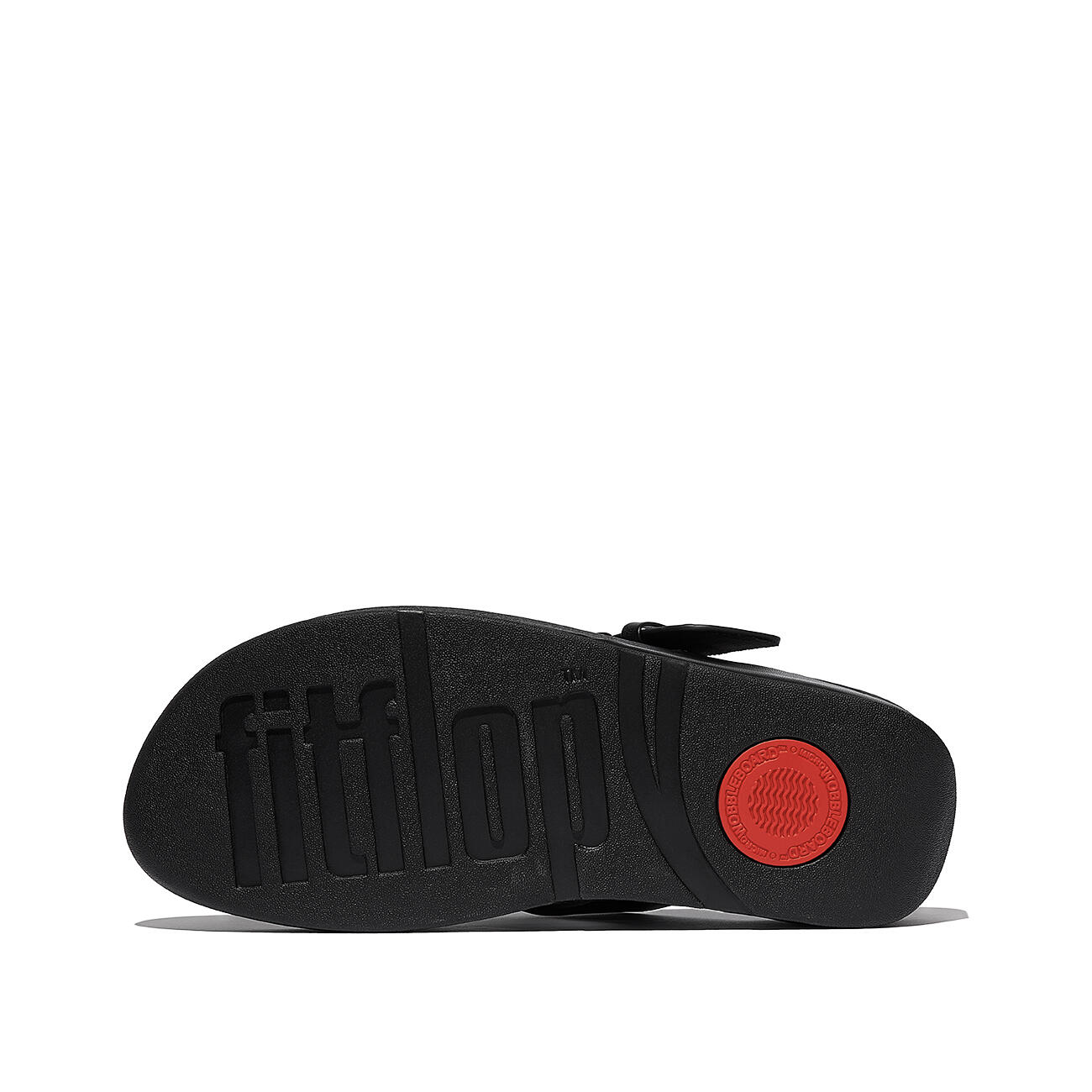 FITFLOP FitFlop Lulu Resin-Buckle Leather Toe-Post Sandals  GEHEEL ZWART 41 4/7
