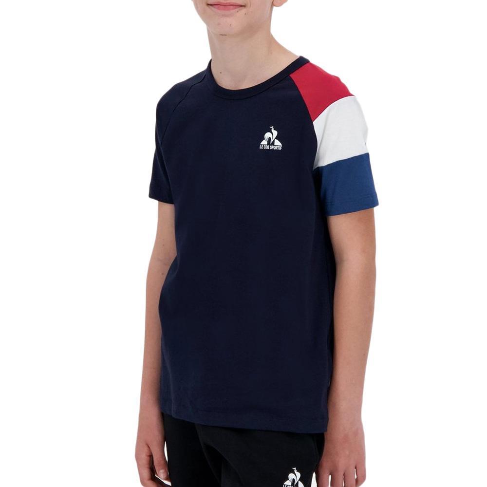 Boys' Le Coq Sportif Black Elec T-Shirt