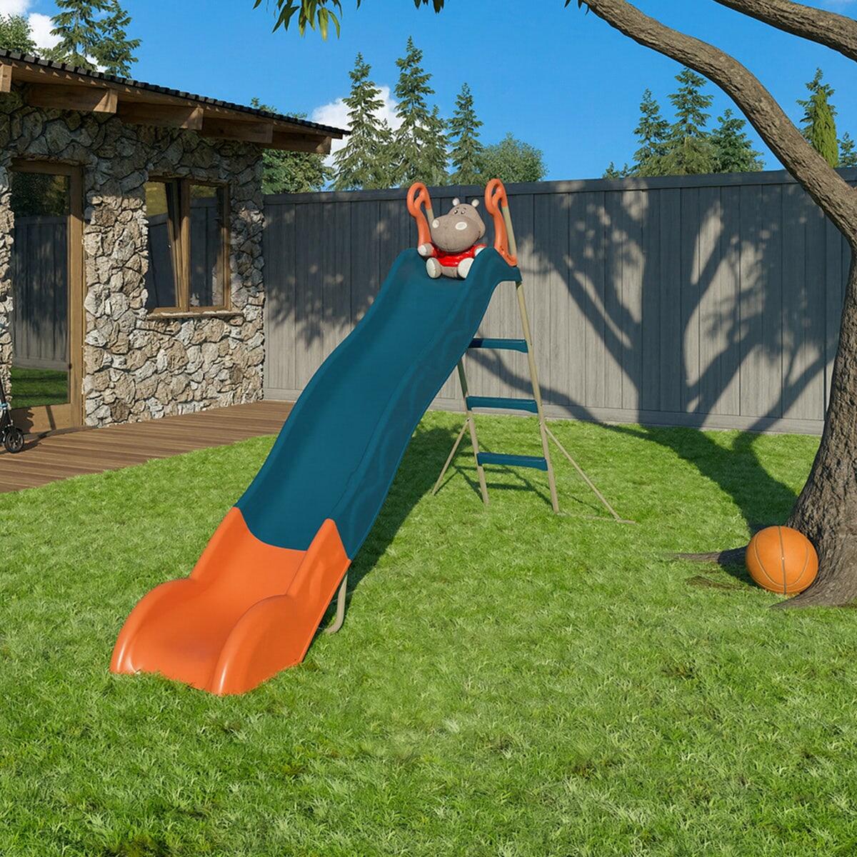 Toboggan LINOU Bleu-Orange TRIGANO 2,63 m. 3-12 ans. 7/7