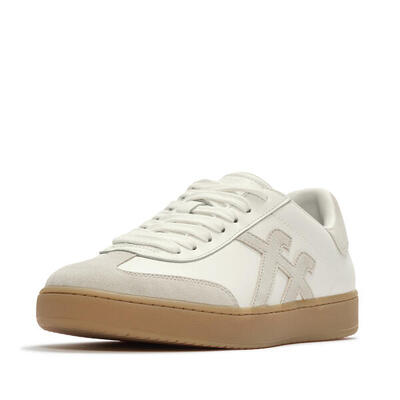 Fitflop fitflop the dash mens t-toe leather/suede sneakers wit 44