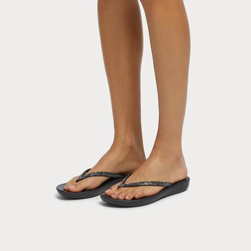 FITFLOP FitFlop Iqushion Sparkle TPU  ZWART 42
