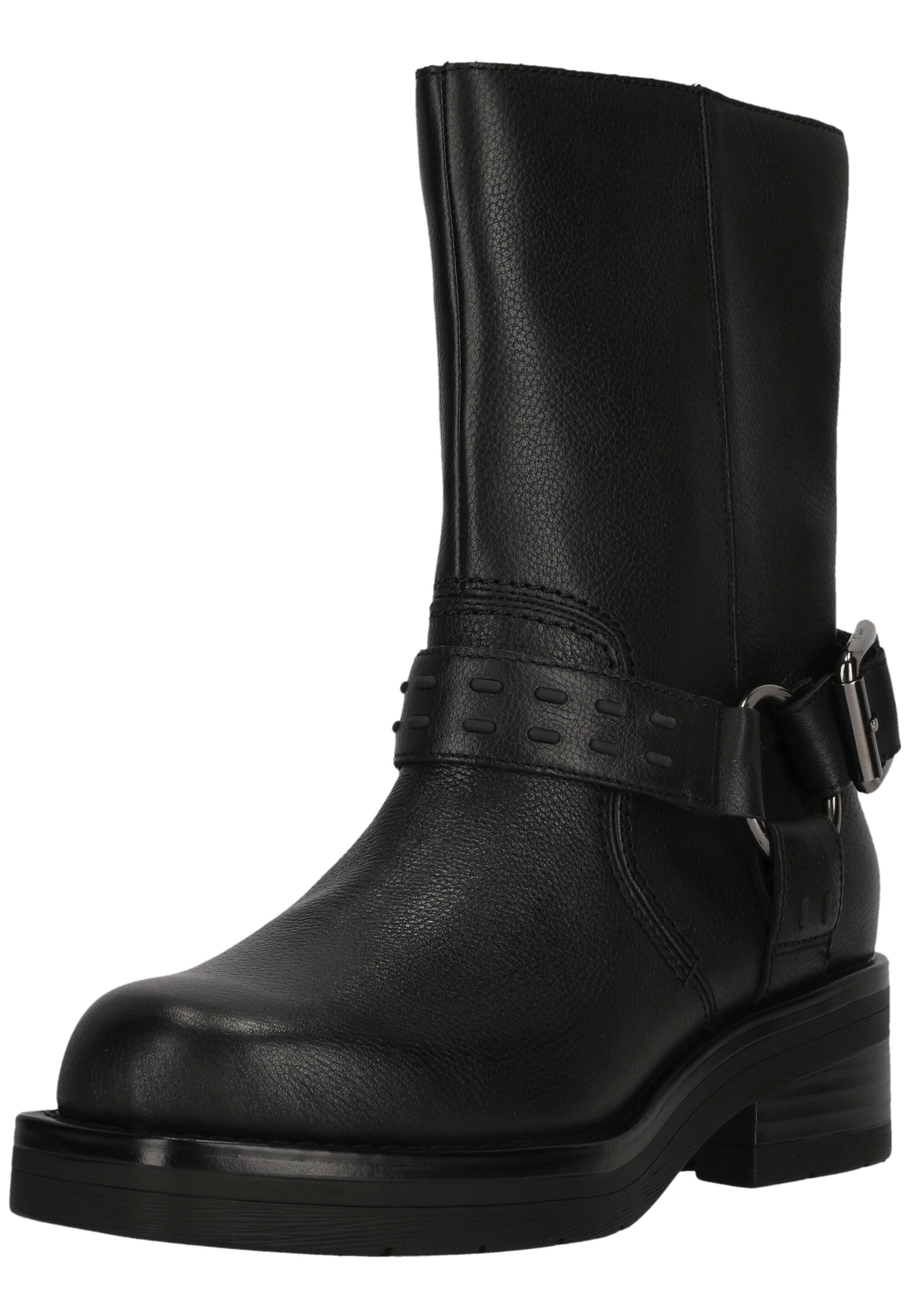 Biker Boots Rebelle Up Black Leather 2/15