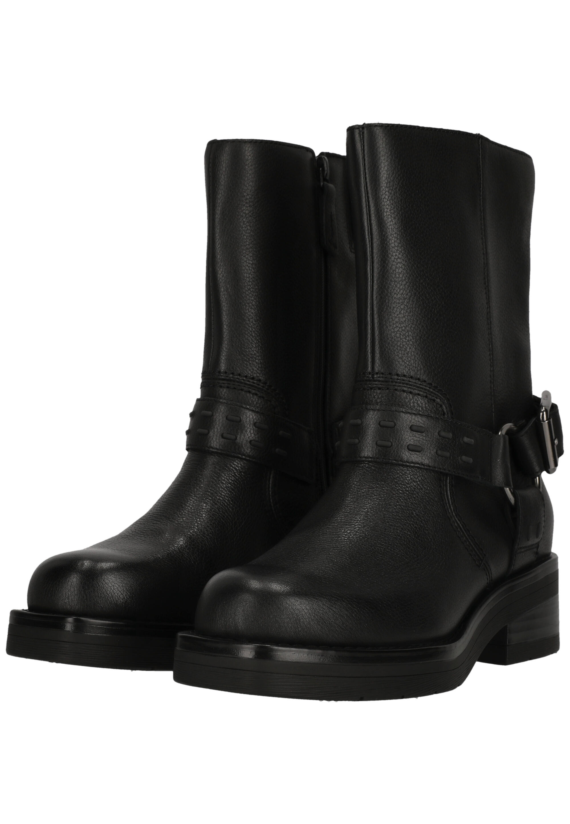 Biker Boots Rebelle Up Black Leather 4/15