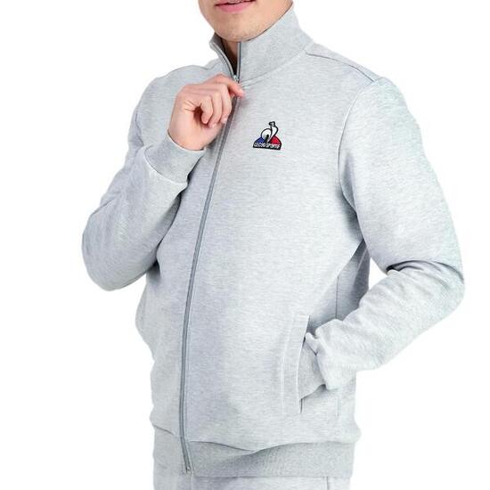 Veste Grise Homme Le Coq Sportif Spe Fz Sweat