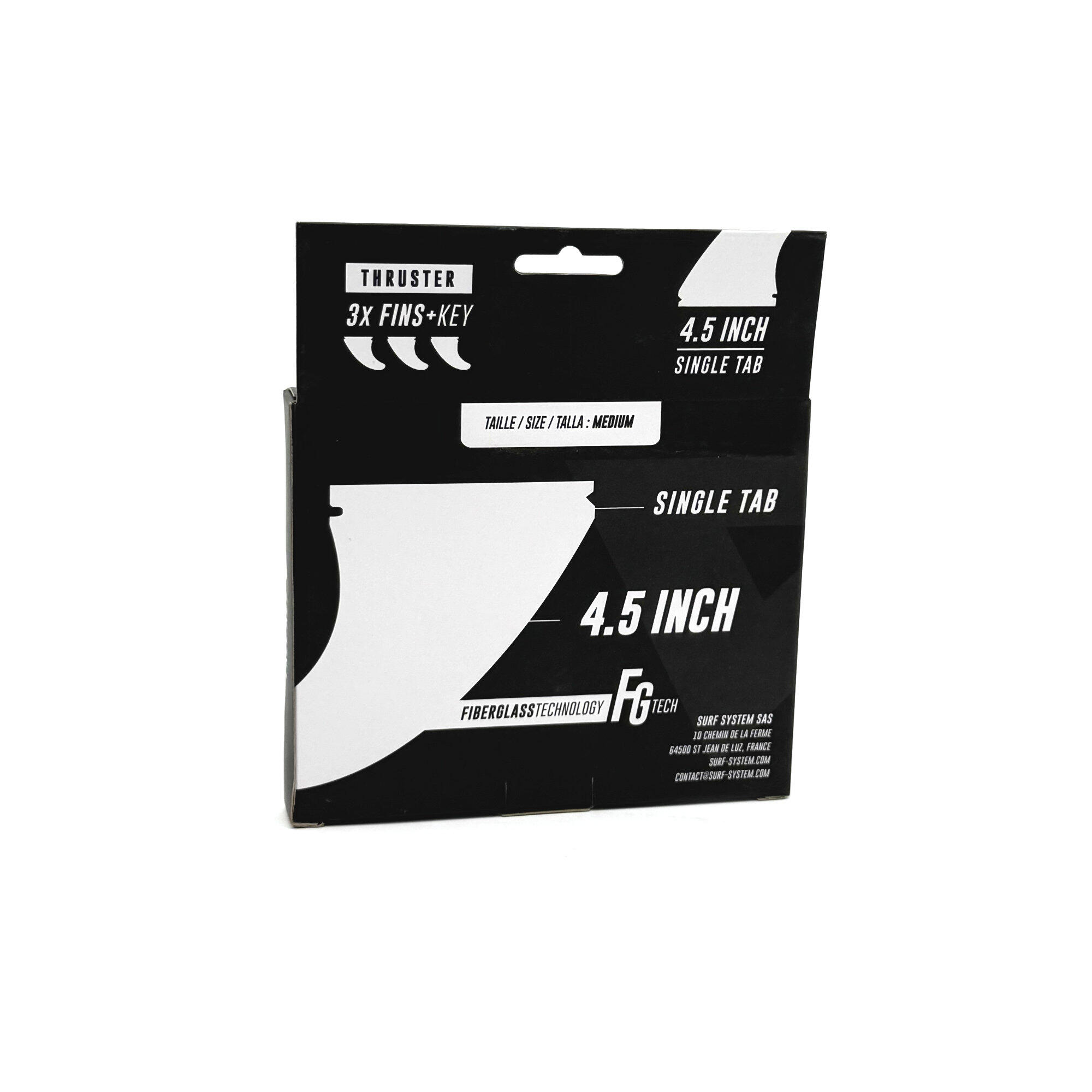 VICTORY - Thruster Fins Set Medium - Fiberglass - Futures Compatible - Yellow 3/3