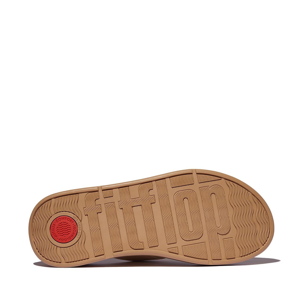 FITFLOP FitFlop F-Mode Leather Flatform Toe-Post Sandals  BEIGE 37 4/7