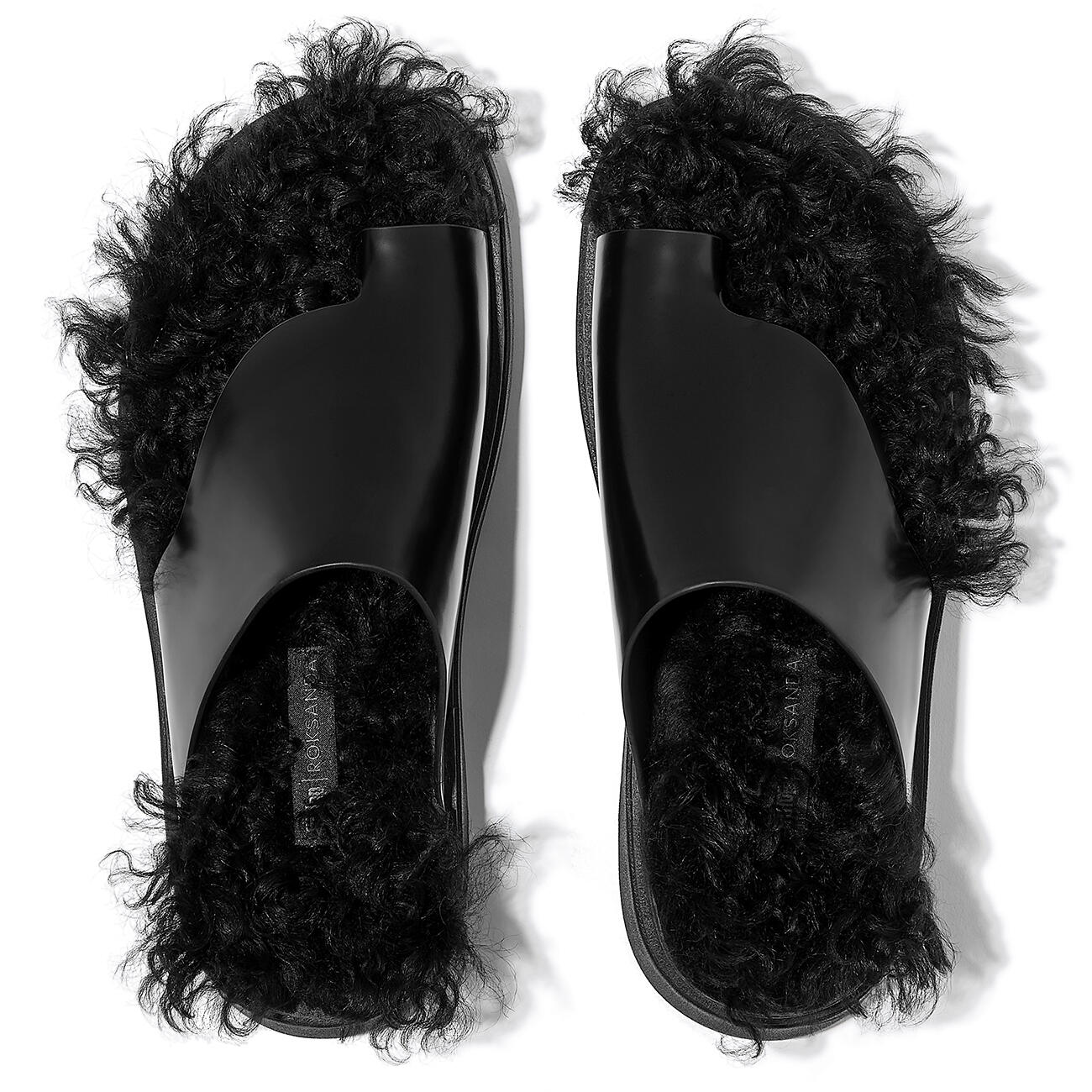 FITFLOP FitFlop Gen-FF X Roksanda Cut-Out Leather Slides  ZWART 40 4/7
