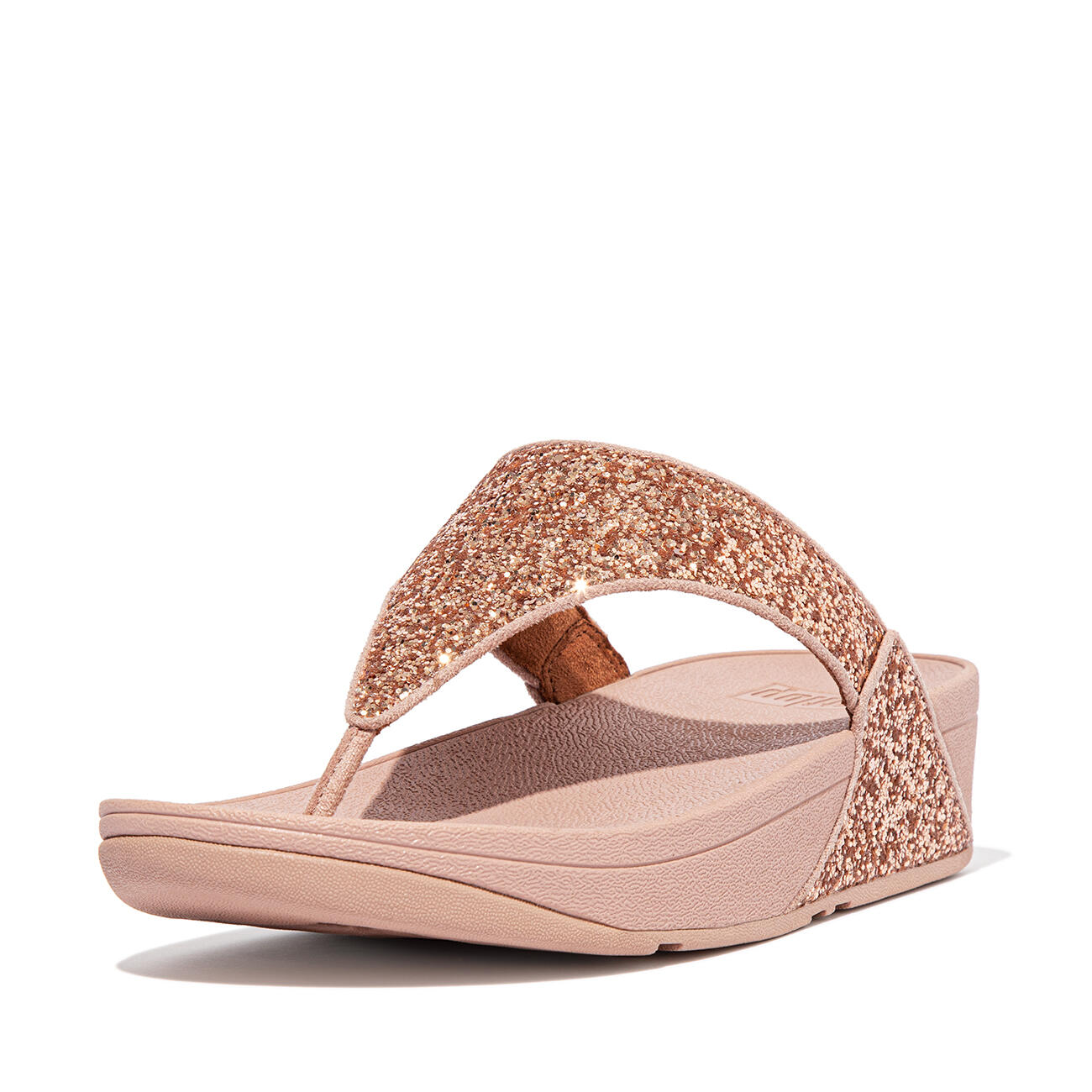FITFLOP FitFlop Lulu Glitter Toe-Thongs PU Glitter  ROS 41 7/7