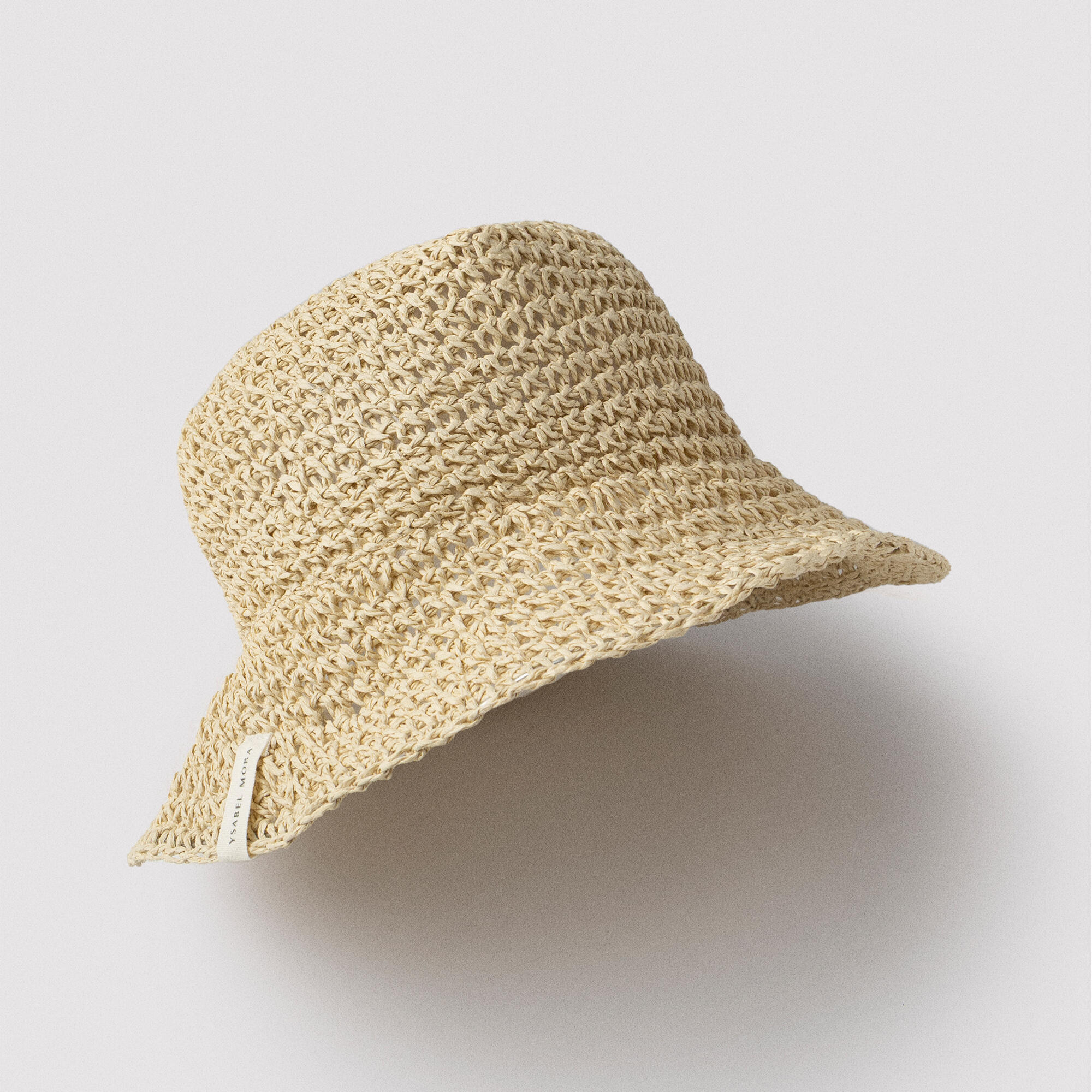 Gorro de rafia con borde moldeable 3/3