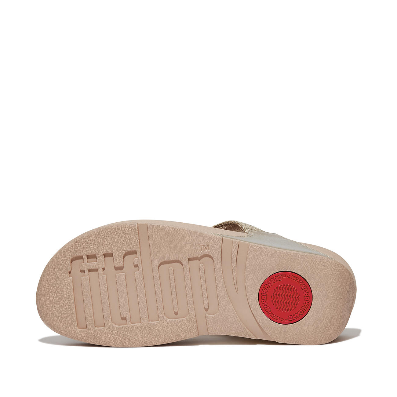 FITFLOP FitFlop Lulu Shimmerlux Toe-Post Sandals  LATTE BEIGE 42 4/7