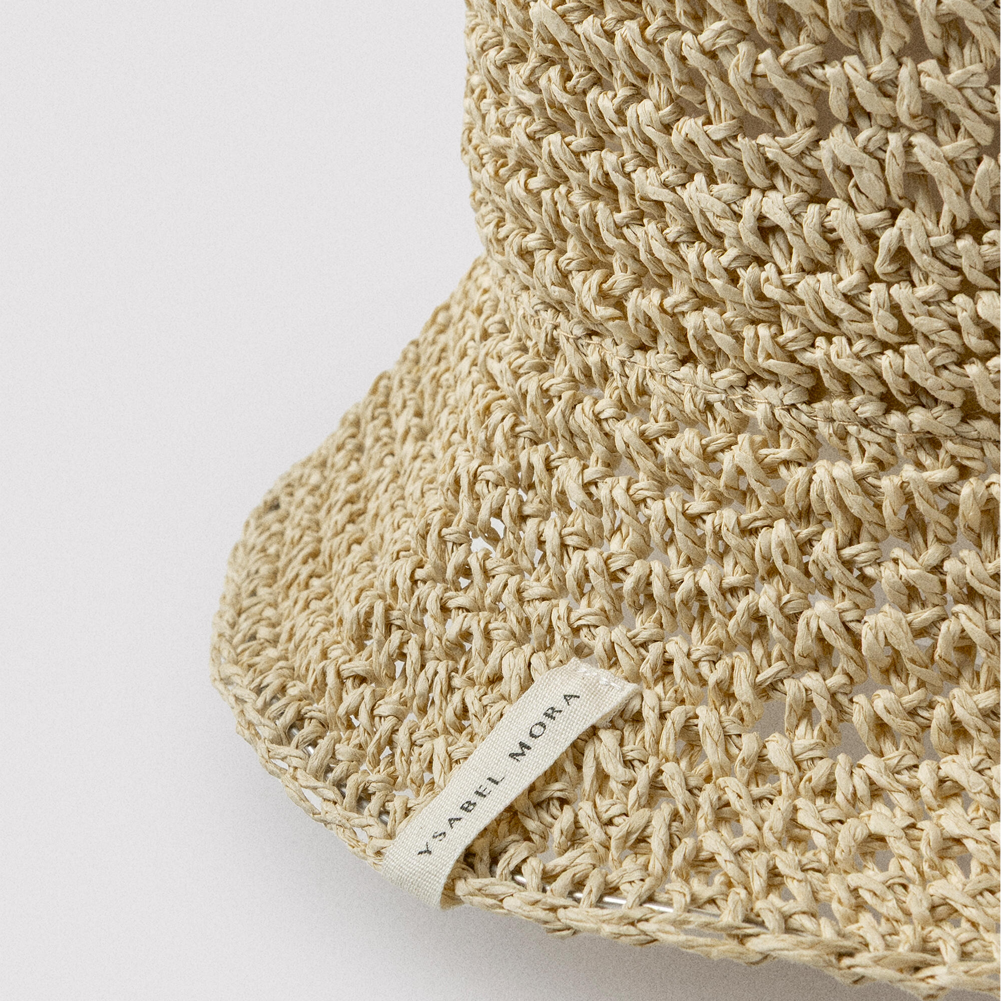 Gorro de rafia con borde moldeable 2/3