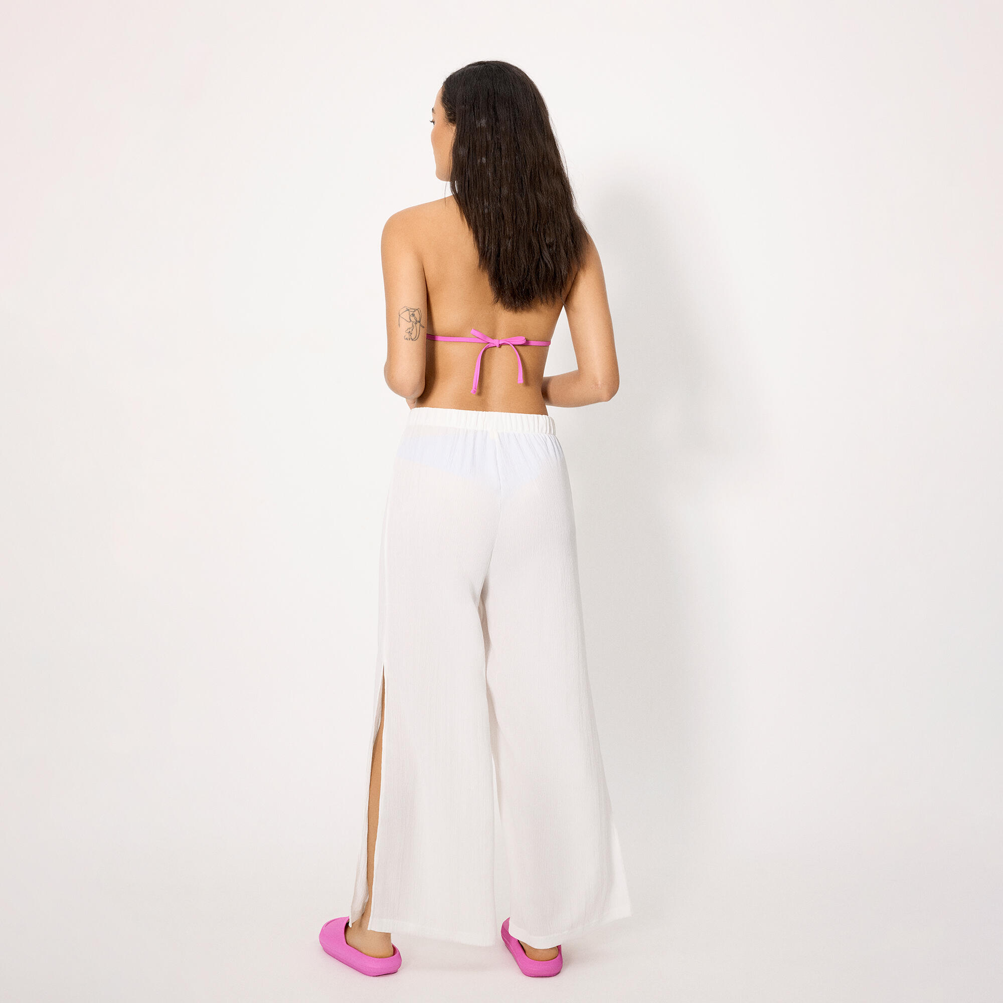 Pantalón largo ligero blanco 2/5