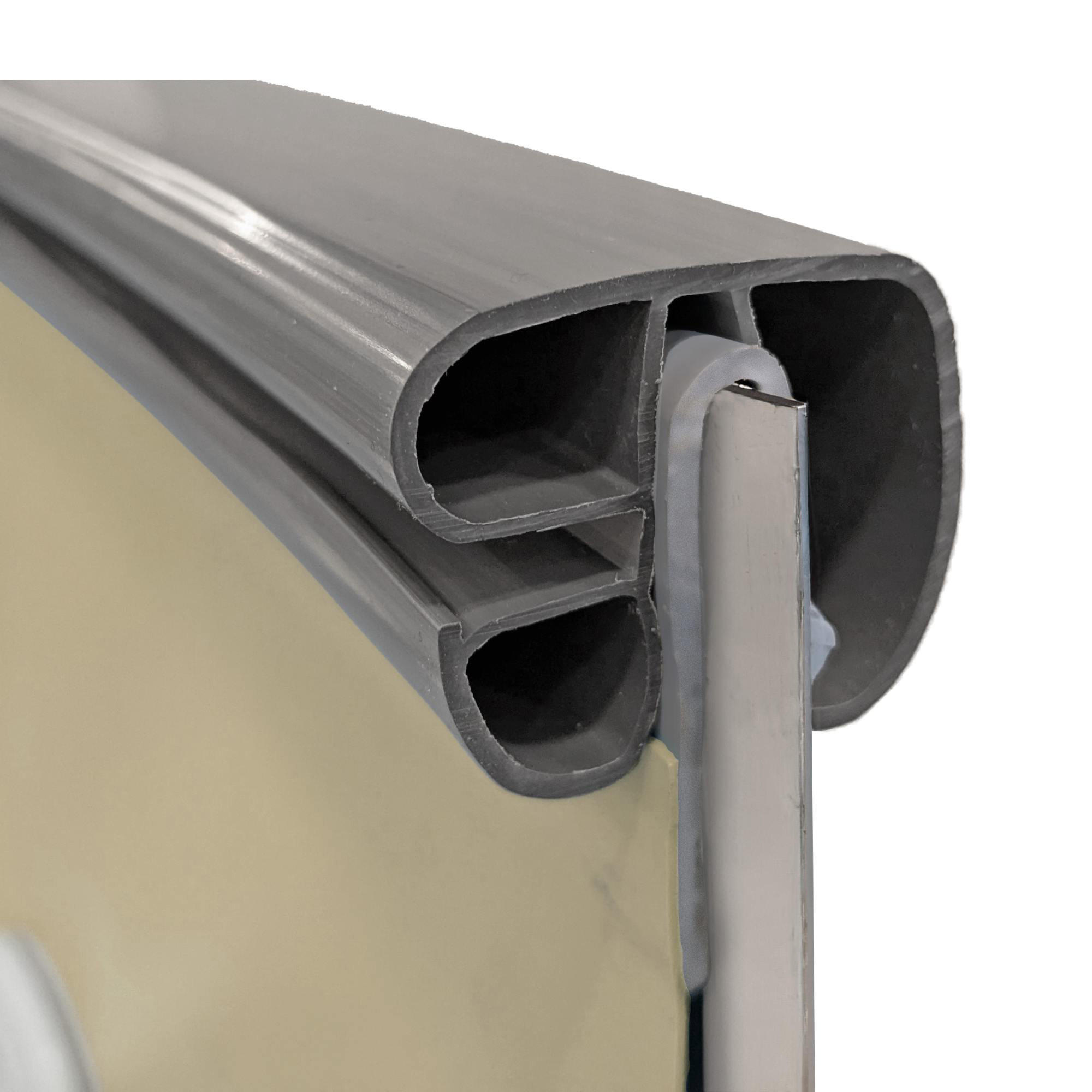 Fresh-Pool Profi Stahlwandpool Set oval, 700x350x150 cm, Stahl 0,8 mm
weiß, Foli 5/7