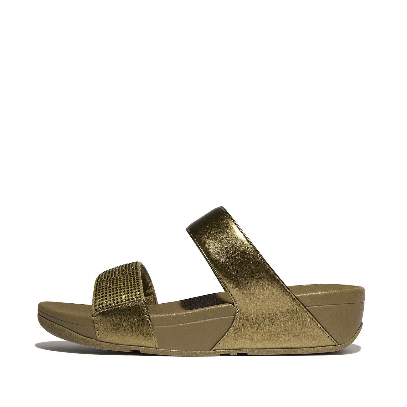 FITFLOP FitFlop Lulu Slide - Hotfix  CAMOUFLAGE-GROEN 38 3/7