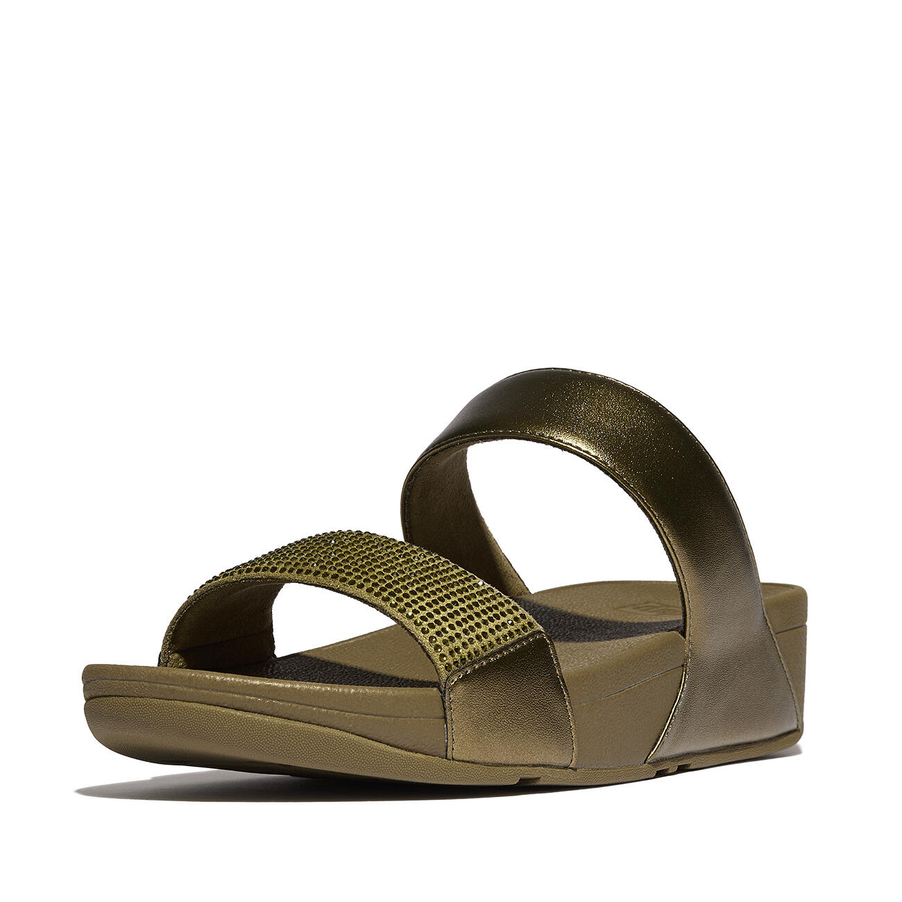 FITFLOP FitFlop Lulu Slide - Hotfix  CAMOUFLAGE-GROEN 36 7/7
