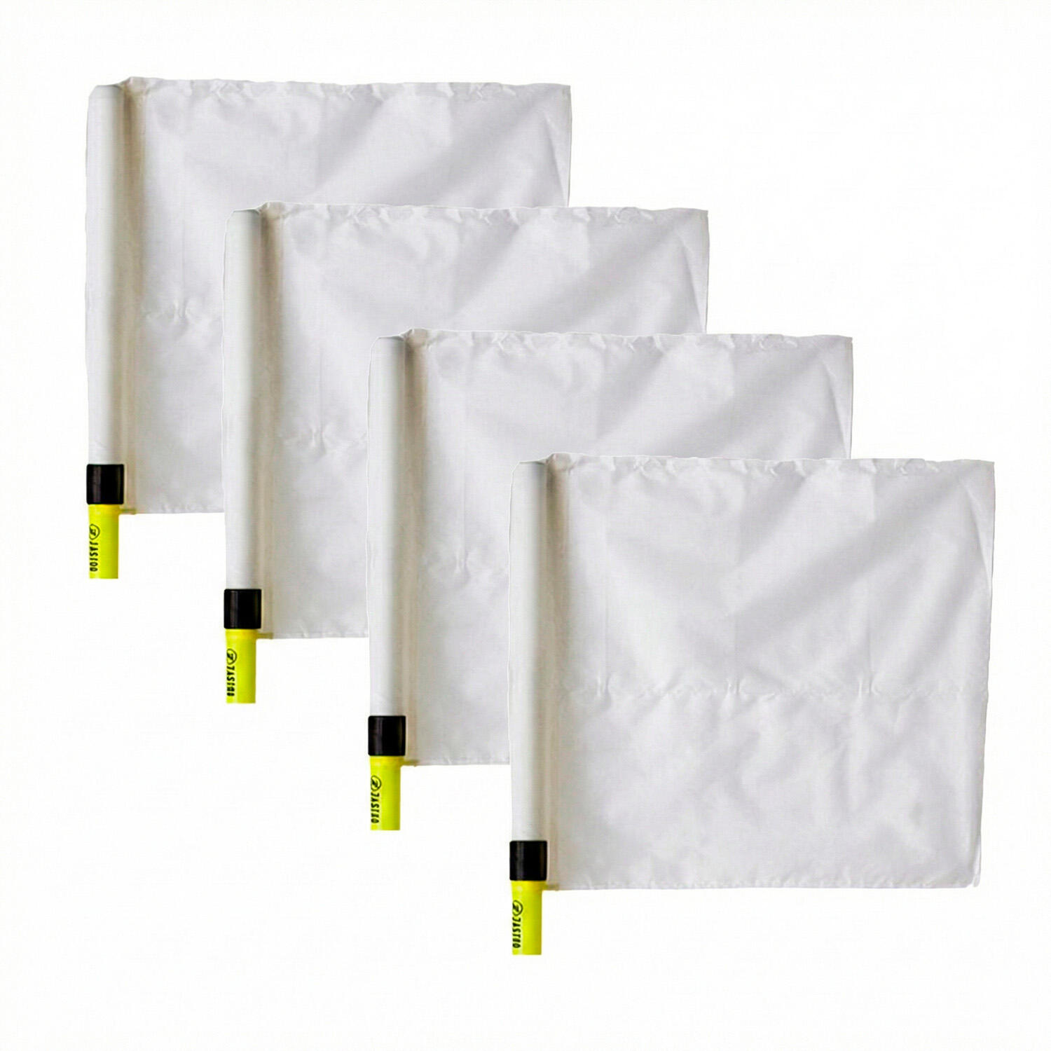 Set 4 Banderas Repuesto Banderín Córner Zastor Drap Blanco 2/2