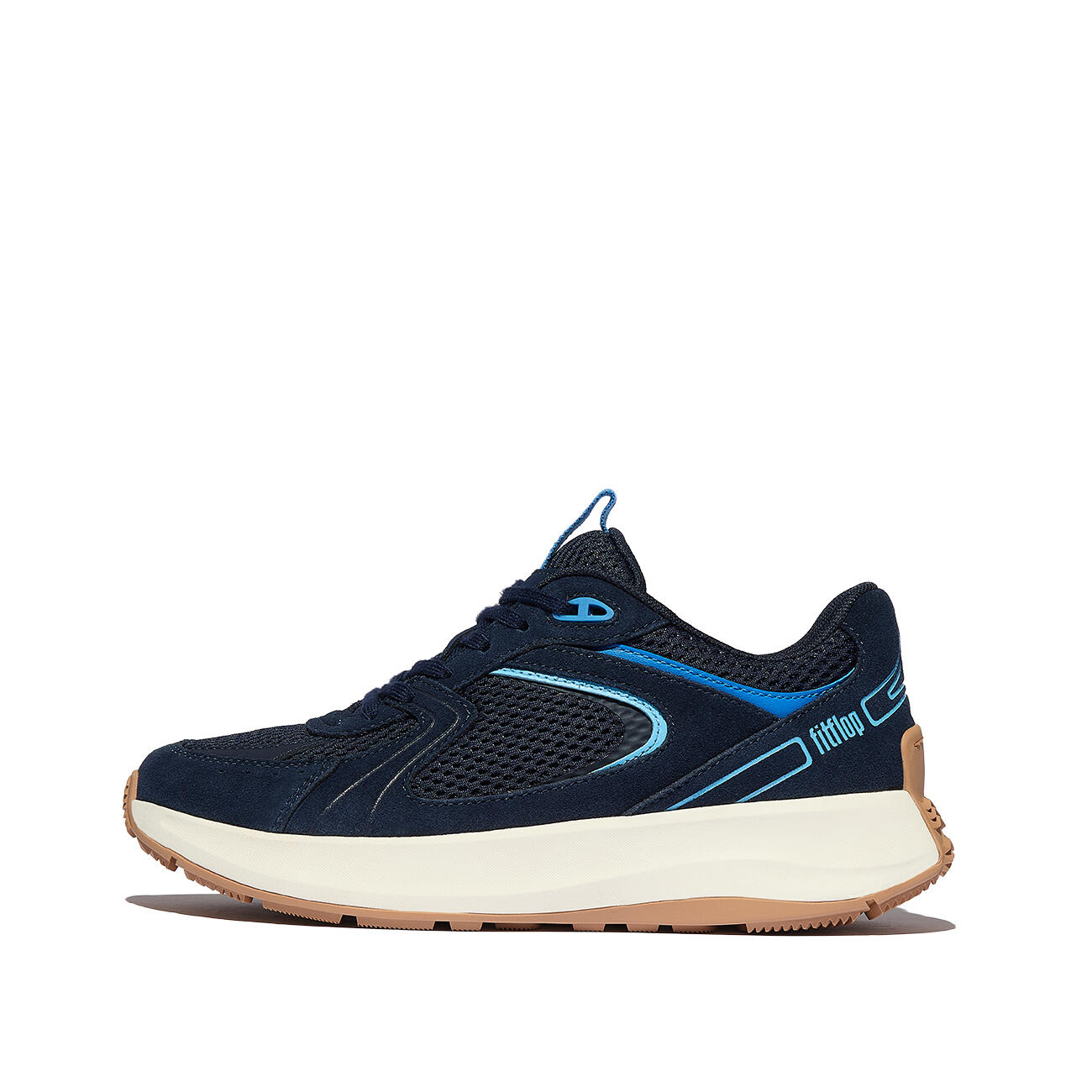 Baskets FitFlop F-Mode Flow daim/mesh/cuir semelle plate 3/7