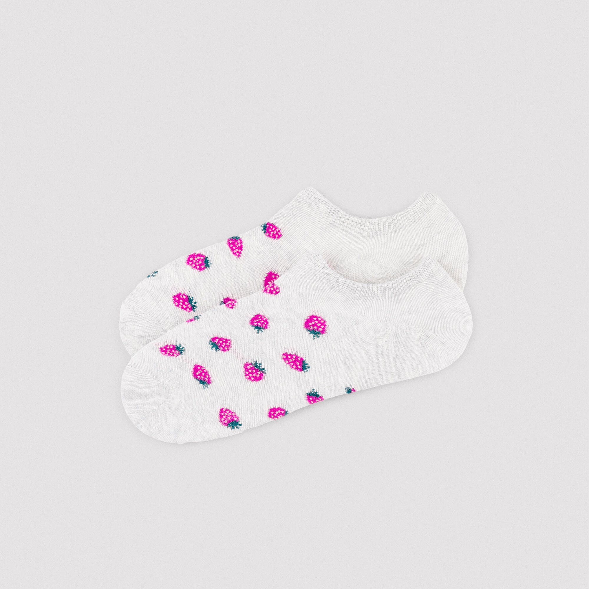 Lot de 4 chaussettes roses à motifs gourmands 6/7