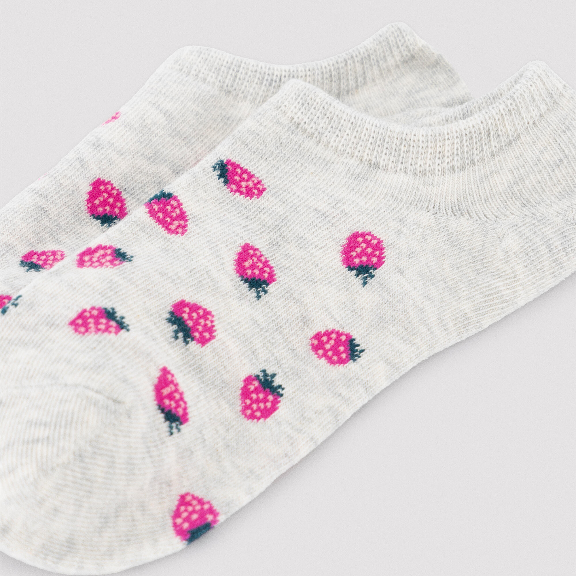 Lot de 4 chaussettes roses à motifs gourmands 7/7