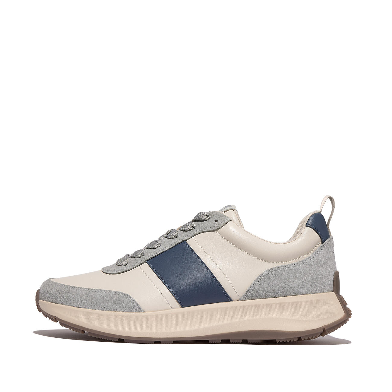 FITFLOP F-Mode Flow Sneaker - Leather  PARIJSBEIGE MIX 45 3/7