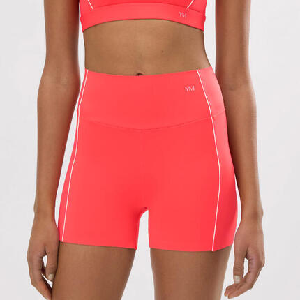 Leggings courts push-up compressifs corail