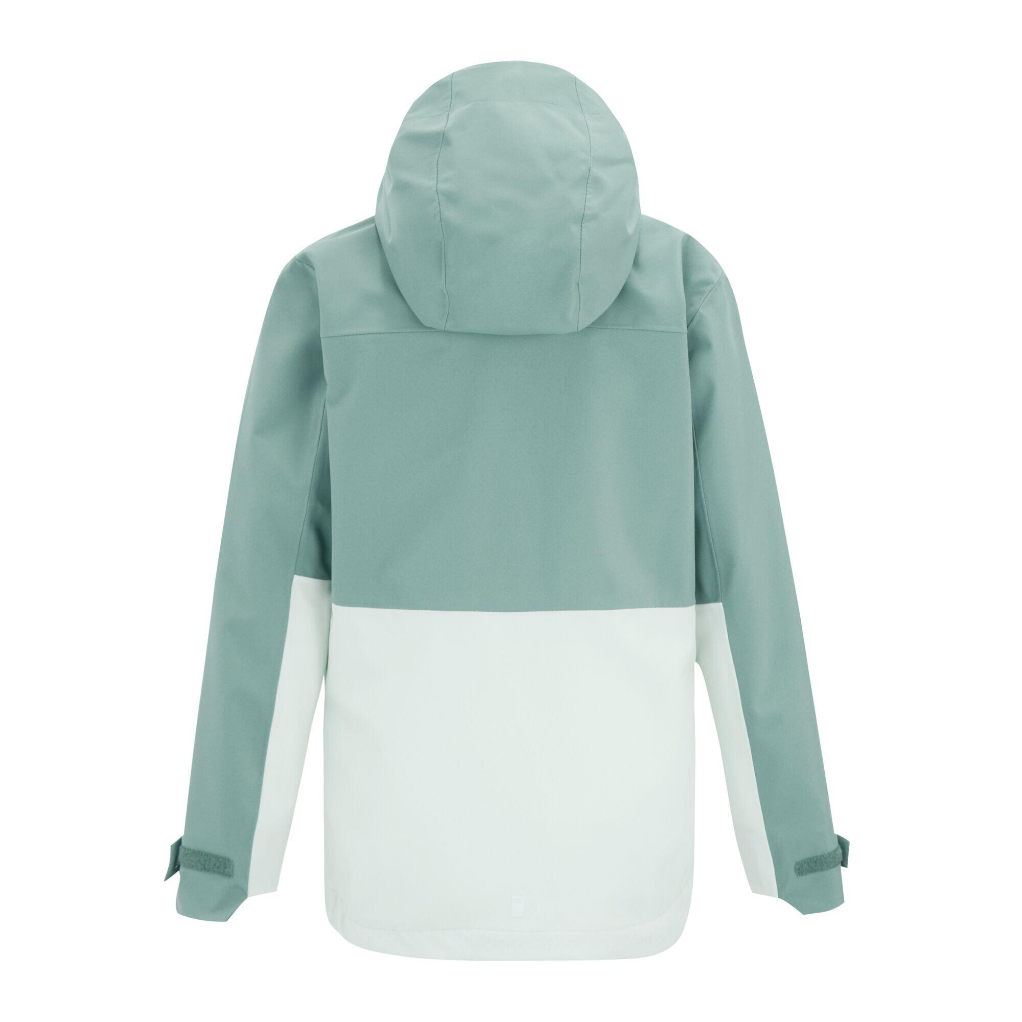 Highton Giacca Impermeabile Monocromo Bambini Regatta Ivy Moss Nebbia Oceanica 2/5