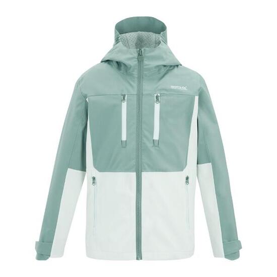 Veste Imperméable Motif/style Monochrome HIGHTON Enfant (Pastel Turquoise /