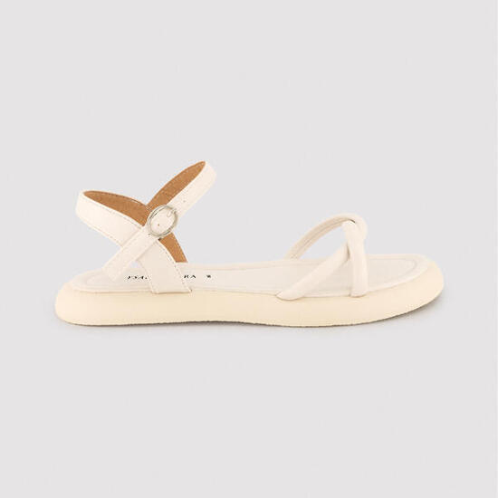 Sandalias casual marfil