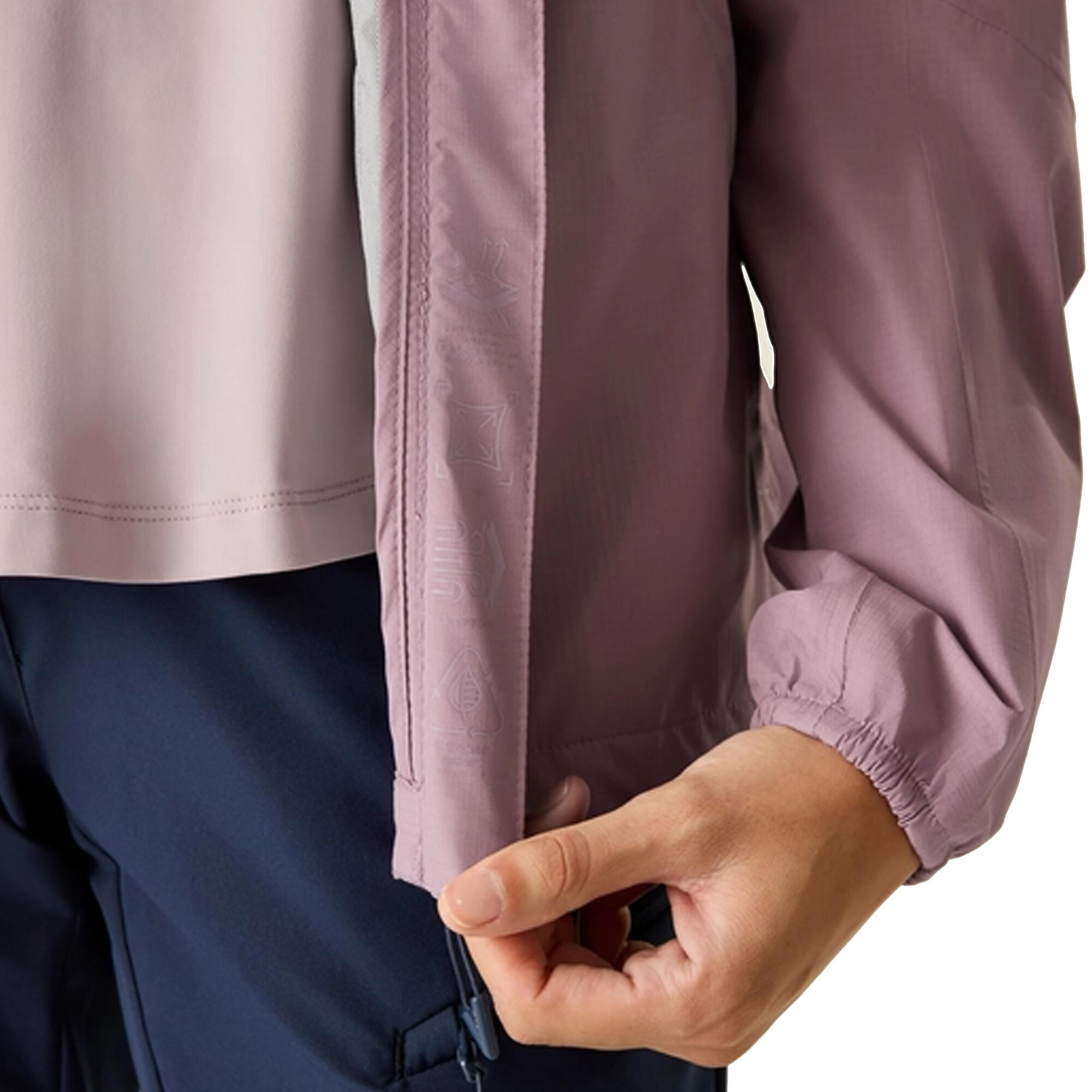 Veste Imperméable À Capuche BREATHE EASY Femme (Rose) 3/5