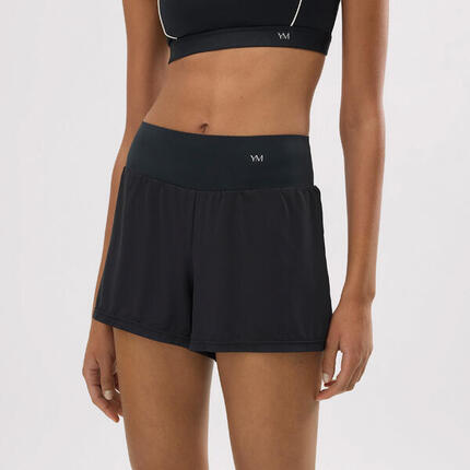 Short de sport compressif avec poche intérieure