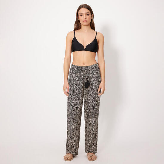 Pantalón largo ajustable estampado