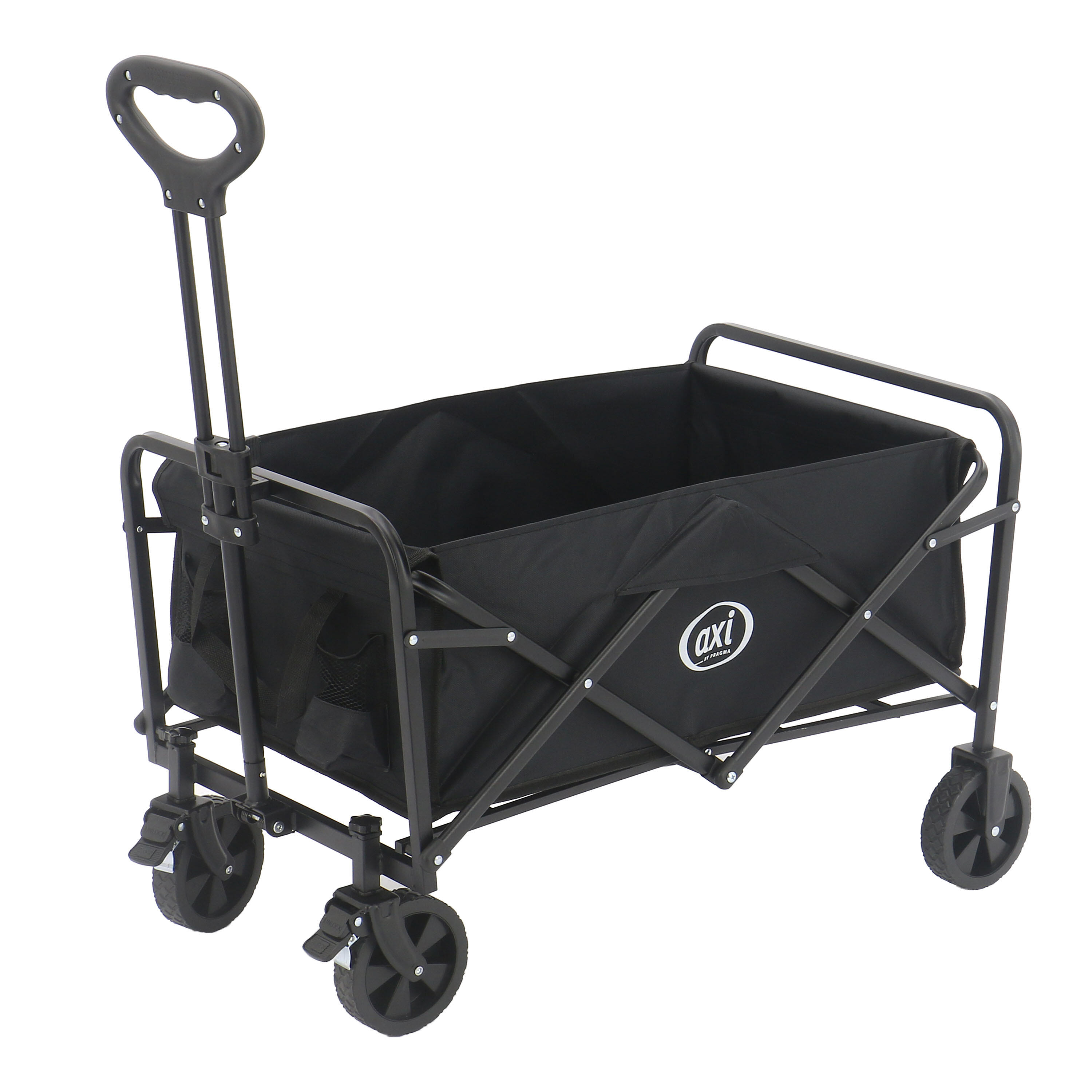 Skladany wozek plazowy – AXI SB120 – czarny | Pojemnosc: 60 l