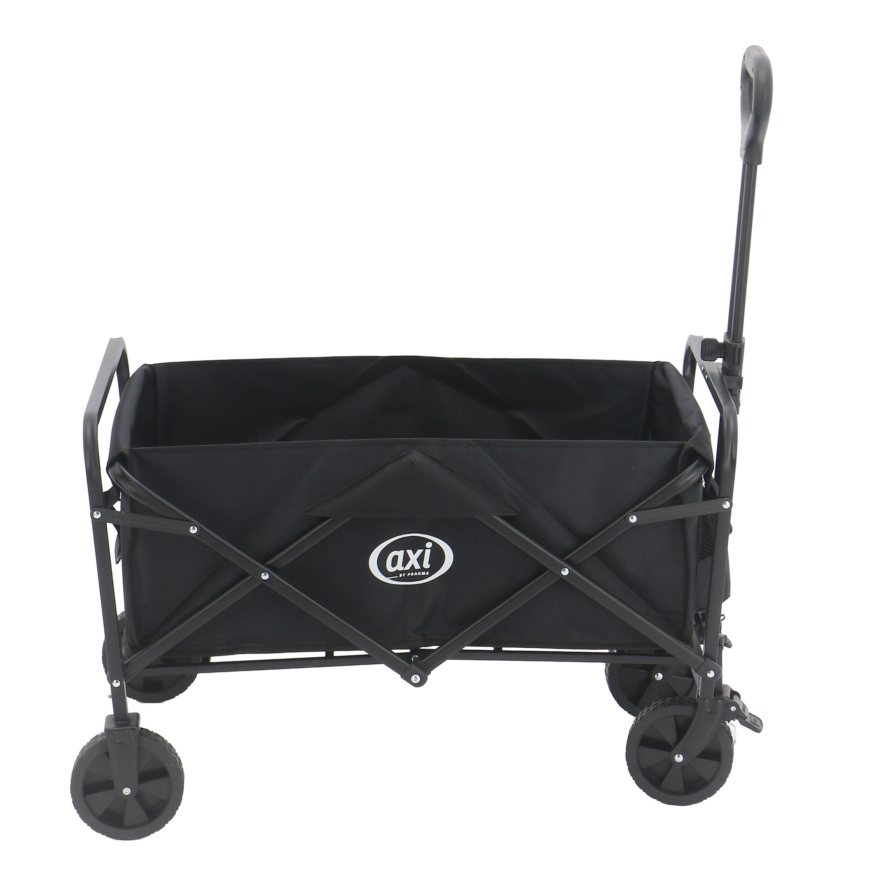 Faltbarer Bollerwagen Schwarz - AXI SB120 - Kapazität: 60 l 6/7