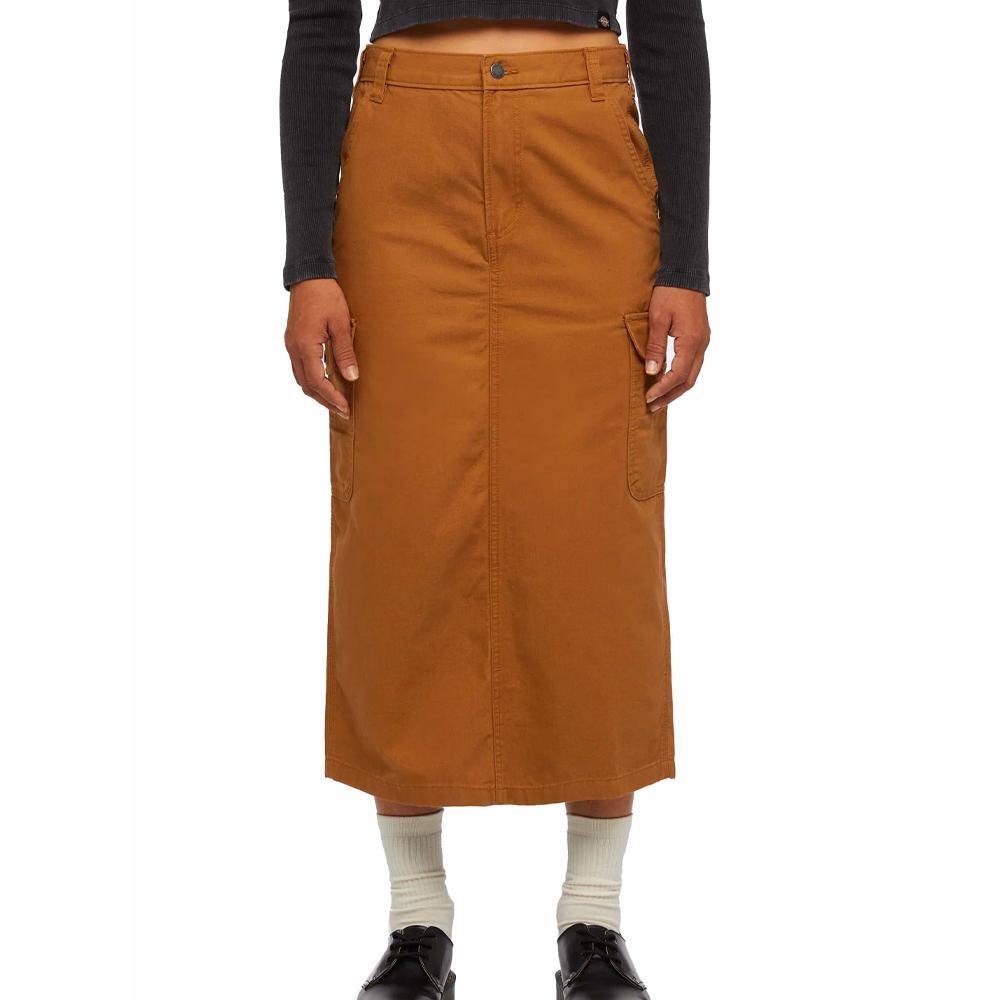 Women's Dickies Camel Duck Canvas Skirt