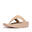 FITFLOP Lulu Lederen Teenslipper - Microwobbleboard-zool technologie