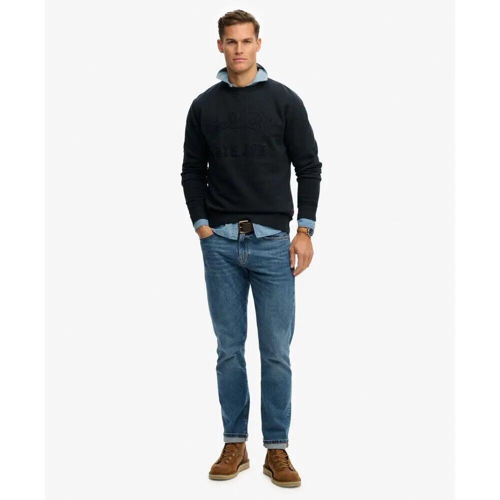 Bluza z okrągłym dekoltem w kolorze ton w ton Superdry Vintage Athletic 2/5