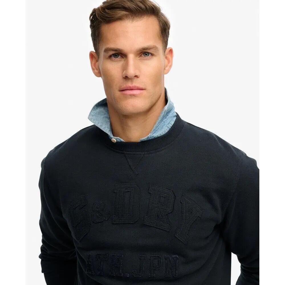 Bluza z okrągłym dekoltem w kolorze ton w ton Superdry Vintage Athletic 5/5