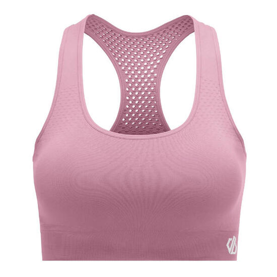 Brassière De Sport DONT SWEAT IT Femme (Rose Pâle)
