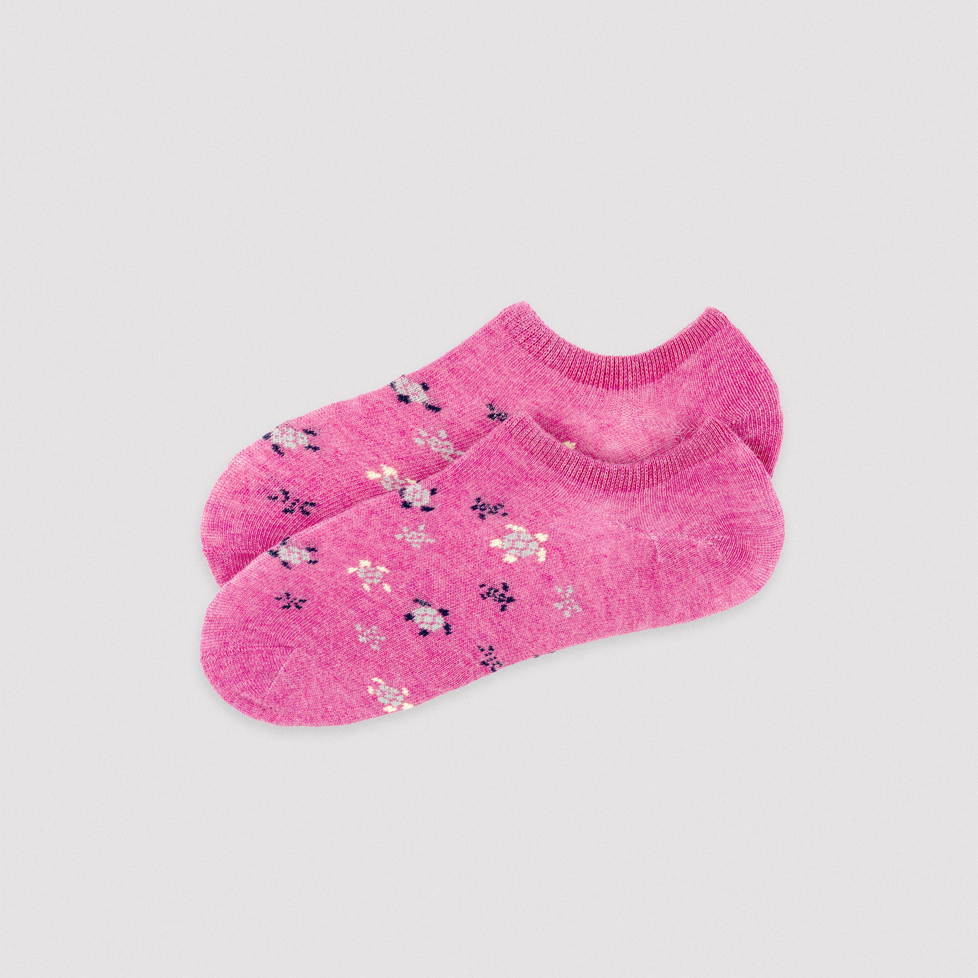 Pack de 4 calcetines pinkies estampados colores 4/7