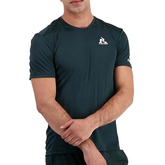 Maillot de Sport Vert Homme Le Coq Sportif Tennis