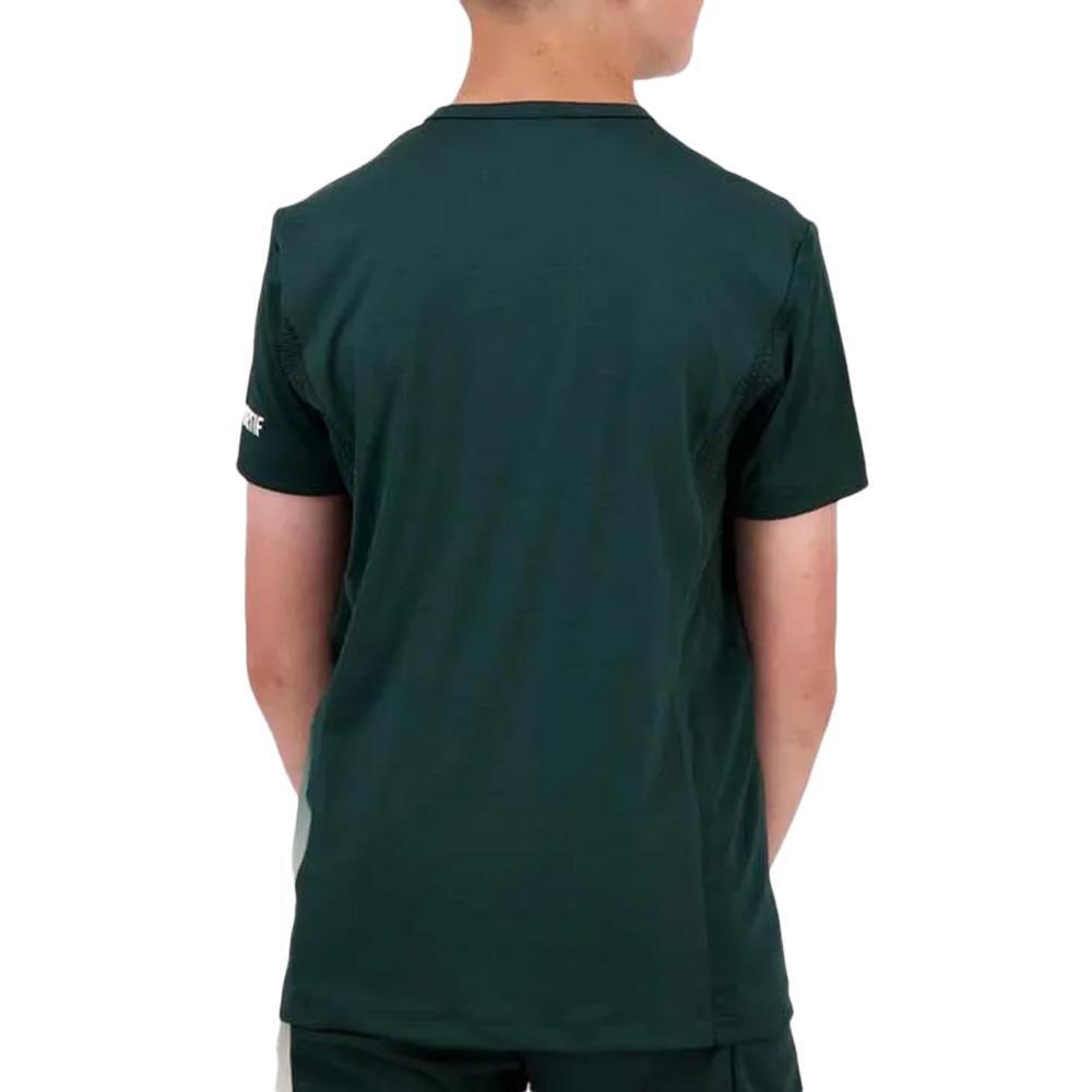 Camiseta Verde Niño Le Coq Sportif Tennis Pro N°2 Scarab 2/5