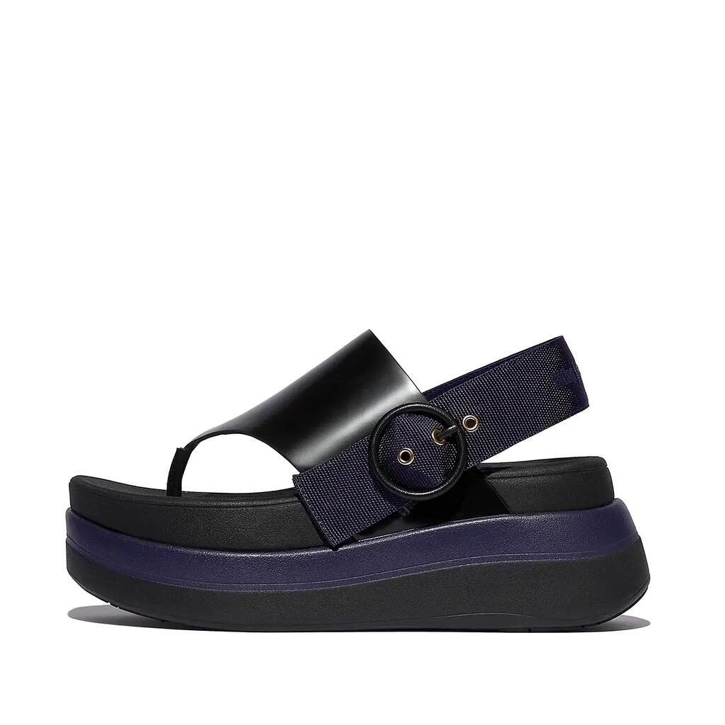F-Mode X Roksanda Leather/Webbing Sandals